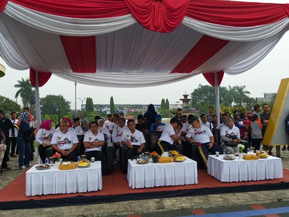 Bawaslu Ciamis Hadiri Peringatan HUT Bhayangkara ke-73