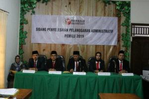 Sidang Perdana Pelanggaran Administratif Pemilu 2019