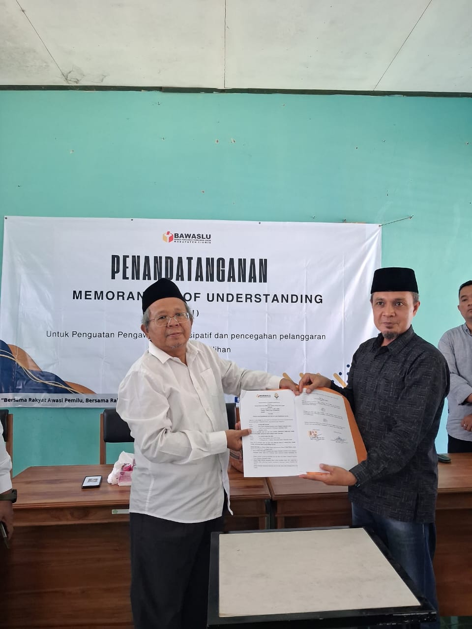 mou bawaslu ciamis dengan INU Ciamis