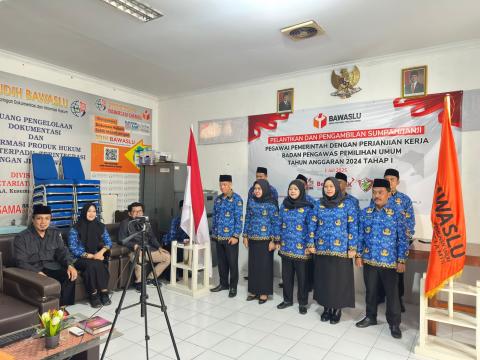 pelantikan ASN bawaslu ciamis